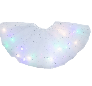 LED Glowing Light Kids Girls Princess Tutu Skirts